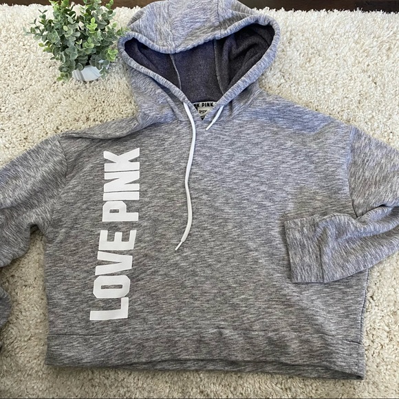 PINK Victoria's Secret Tops - PINK Cropped Hoodie
